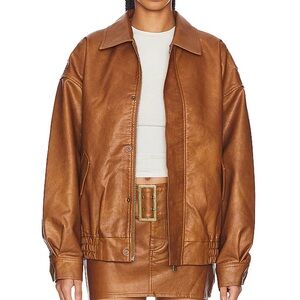 NWT Lioness Kenny Bomber in Tan - M